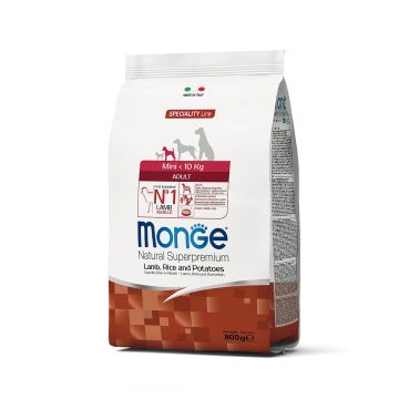 Monge Dog Adult Mini Lamb 800g