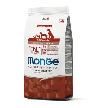 Monge Dog Puppy&Ju ALL BREEDS Lamb 2,5kg