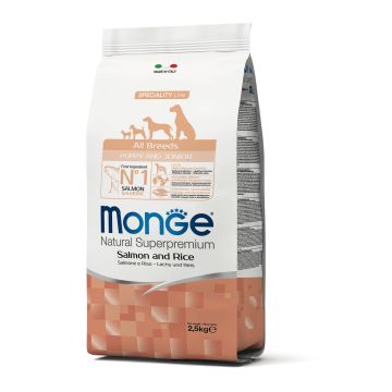 Monge Dog Pup&Ju ALL BREEDS Salmon 2,5kg