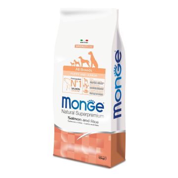 Monge Dog Pup&Jun ALL BREEDS Salmon 12kg