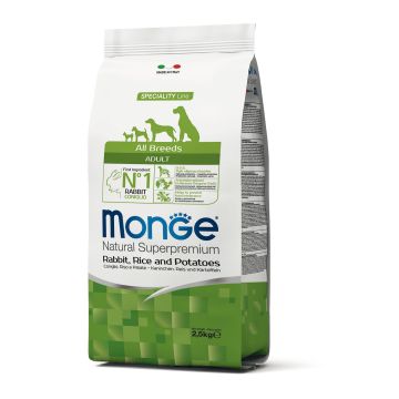 Monge Dog Adult ALL BREEDS Rabbit 2,5kg