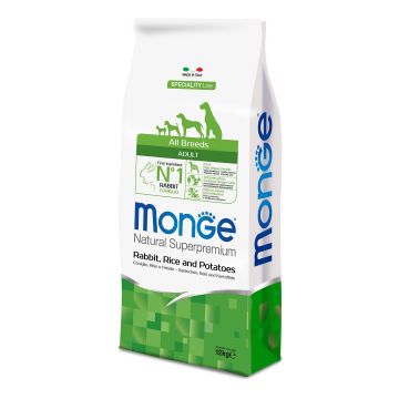 Monge Dog Adult ALL BREEDS Rabbit 12kg