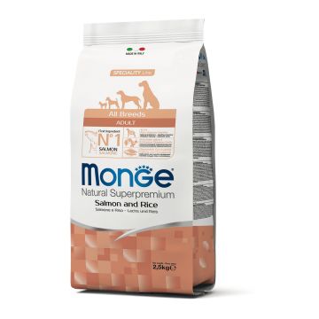 Monge Dog Adult All Breeds- Salmon 2,5kg