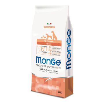 Monge Dog Adult All Breeds- Salmon 12kg