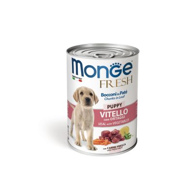 Monge Dog FRESH Puppy Veal&Veg. 400g