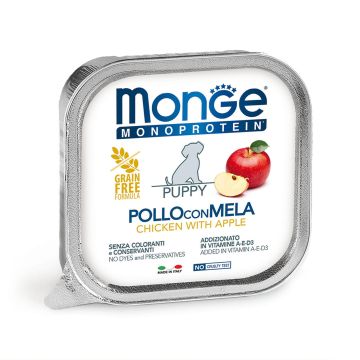Monge Dog Puppy Monop Chicken&Apple 150g
