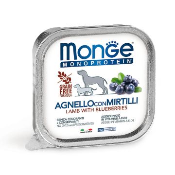 Monge Dog Monopro. Lamb&Blueberries 150g