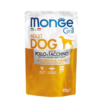Monge Grill Dog Adult Chicken&Turk 100g