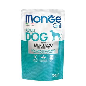 Monge Grill Dog Adult Codfish 100g