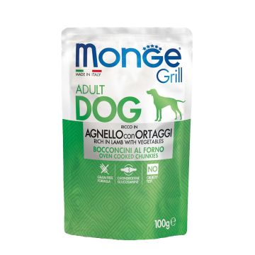 Monge Grill Dog Adult Lamb&Vegetabl 100g