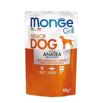 Monge Grill Dog Senior Duck 100g