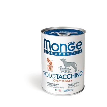 Monge Dog Monoprotein Pâté Turkey 400g