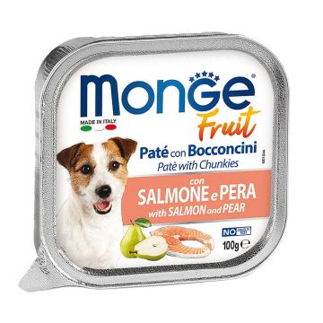 Monge Dog Fruit Salmon&Pear 100g