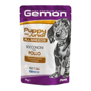 Gemon Dog Puppy&Junior Chicken 100g