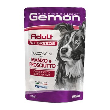 Gemon Dog Adult Beef&Ham 100g