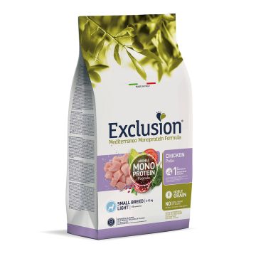 Exclusion Dog Light Small Chicken 2kg