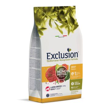 Exclusion Dog Adult Large Beef 12kg