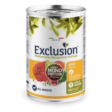 Exclusion Dog Adult All Breeds Beef 400g