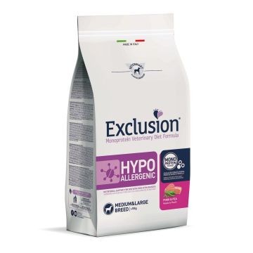 Exclusion Dog VET Adult Med&La Pork 12kg