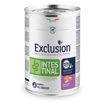 Exclusion Dog VET Puppy All Br Pork 400g