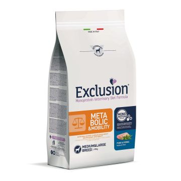 Exclusion Dog VET Adult Med&La Pork 12kg
