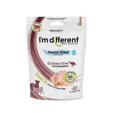 IM DIFFERENT Snack Treat Perlhuhn 40g