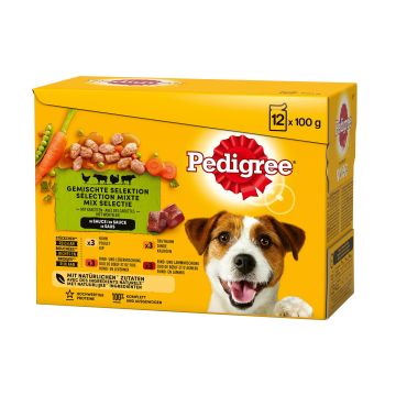 Pedigree Selection Sauce Beutel 12x100g