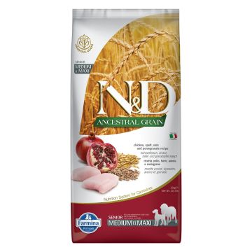 Farmina Dog Sen Med/Max Huhn&Dinkel 12kg