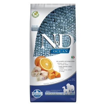 Farmina Dog Adu Med/Max Kabeljau&Kü 12kg