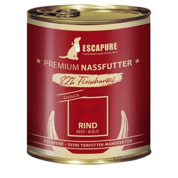 Escapure Rinder Gulasch Dose 800g