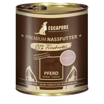 Escapure Pferde Geschnetzeltes Dose 800g