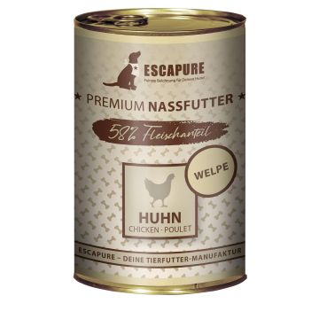 Escapure Welpen Hähnchen Dose 400g
