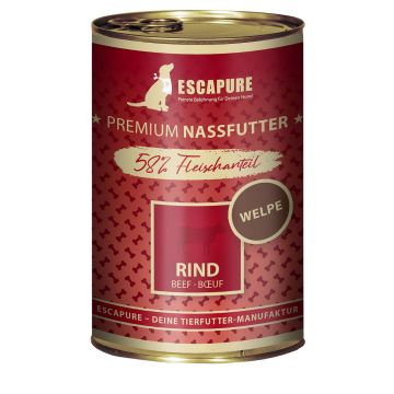 Escapure Welpen Rind Dose 400g