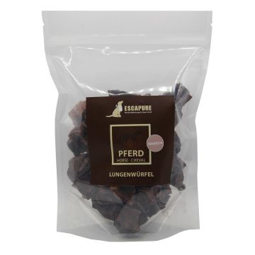 Escapure Pferde Lungen Würfel 130g