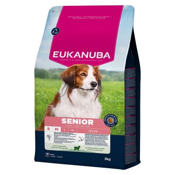 Eukanuba Senior Lamb&Rice Small/Me 3kg