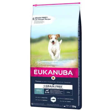 Eukanuba GRAINFREE Adult S/M Salmon 12kg