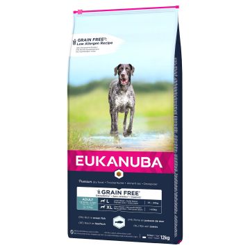 Eukanuba GRAINFREE Adult L/XL Salm. 12kg