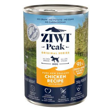 Ziwi Peak Canned Dog Food chicken 390g