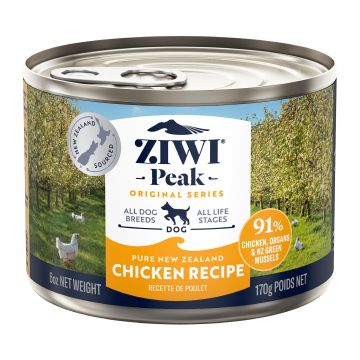 Ziwi Peak Canned Dog Food chicken 170g