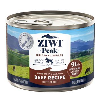 Ziwi Peak Canned Dog Food beef 170g
