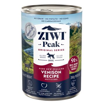 Ziwi Peak Canned Dog Food vension 390g