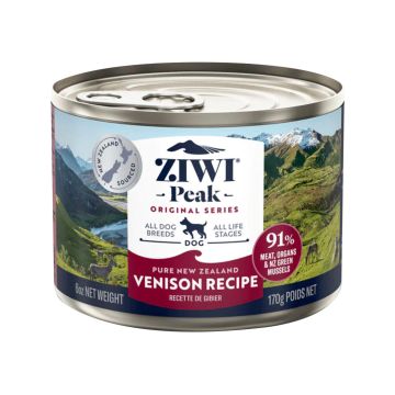 Ziwi Peak Canned Dog Food vension 170g