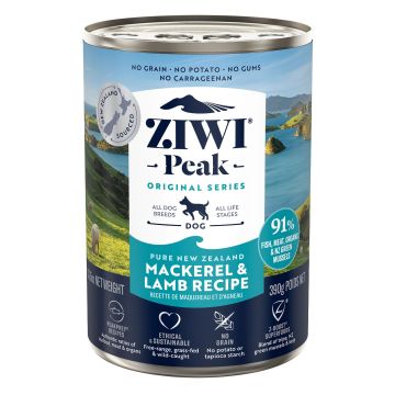 Ziwi Peak Canned mackerel&lamb 390g