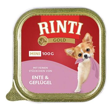 Rinti Gold Mini Ente & Geflügel 100g