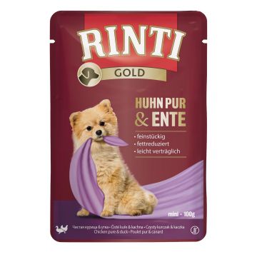 Rinti Gold Mini Huhn pur & Ente 100g