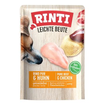 Rinti Leichte Beute Rind Pur + Huhn 400g