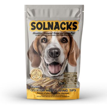 Solnacks Dog Ostrich Meaty Wings 130g