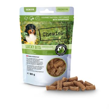 Chewies Lucky Bits Kanin&Huhn Senior 80g