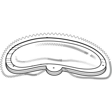SP Living Niere + Mulde gross, 75x51x3cm