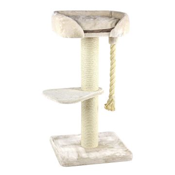 swisspet Kratzbaum Leo 60x60x120cm beige